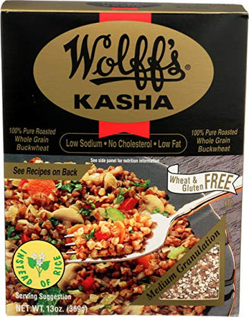 Wolffs Kasha Buckwheat Medium 13 Ounce