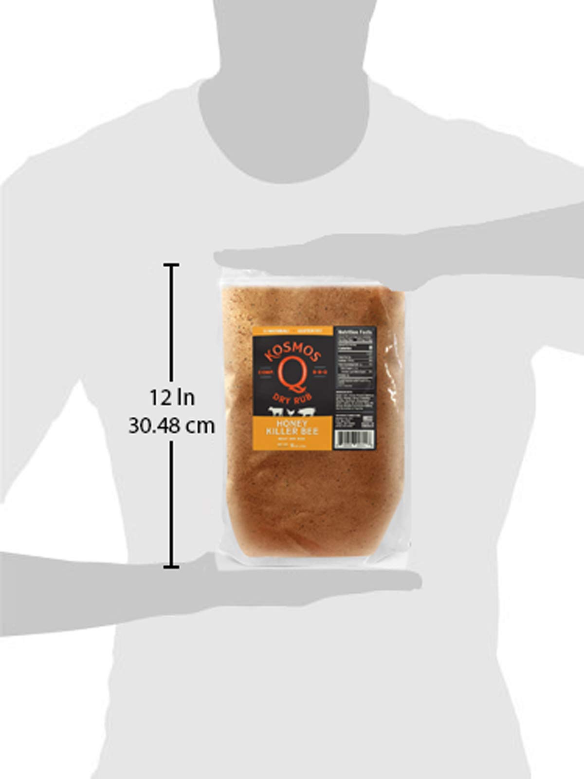 Kosmos Q Honey Killer Bee Bbq Rub | Sweet & Savory Blend | Great On Brisket, Steak, Chicken, Ribs & Pork | Best Barbecue Rub | M