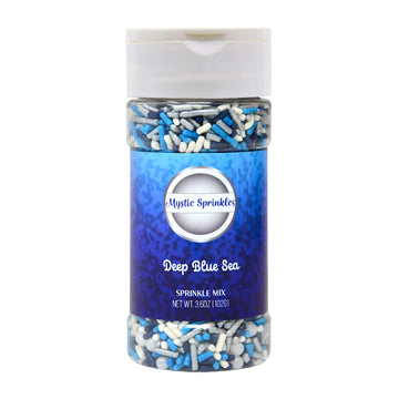 Mystic Sprinkles Sprinkle Mixes (Deep Blue Sea Sprinkle Mix 3.6Oz)