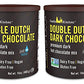 Castle Kitchen Double Dutch Dark Chocolate - Dairy-Free, Vegan Premium Hot Chocolate Mix - Just Add Water (Pack of 2)