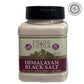 Pride Of India Himalayan Black Salt (Kala Namak) Extra Fine, 1 lb Dual Sifter Jar, Pack of 6, 84+ Natural Minerals