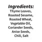 Tazah Zaatar 16oz Syrian Recipe Zatar Spice Blend Thyme Mixture Halabi Za'atar in Jar