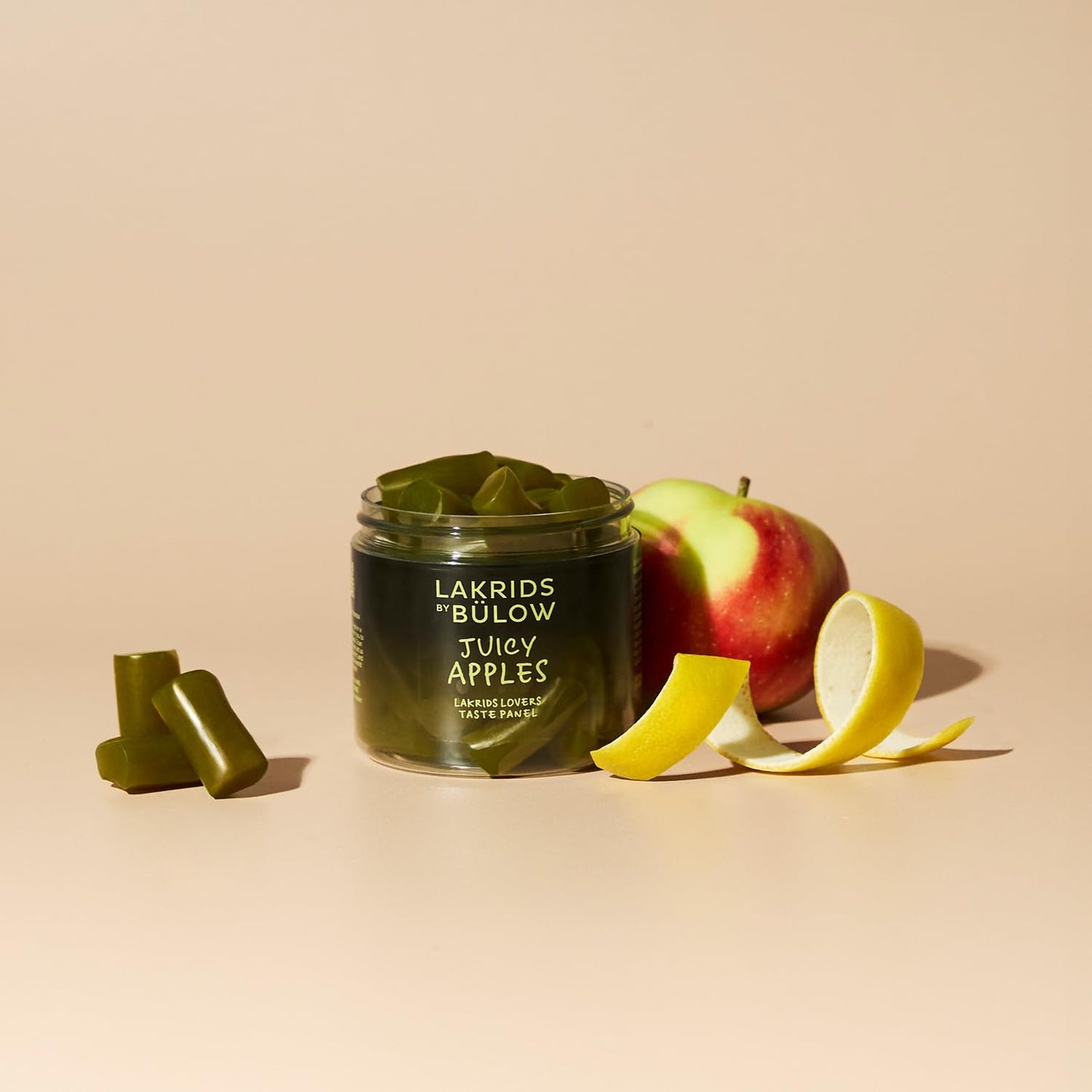 Lakrids By Blow - Juicy Apples - 5.3 Oz - Fruity Gourmet Licorice - Authentic Scandinavian Candy Produced In Denmark