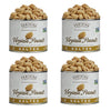 FERIDIES Virginia Salted Extra Large Peanuts, 9 Ounce (Pack of 4), Cooked in Pure Peanut Oil
