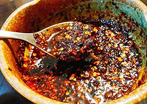 Fried Chili in Oil O-Cha Brand - Authentic Thai Flavor with Crispy Garlic and Red Onion 14 oz.(Pack of 2), Shipped by Thai Pantr