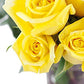 Kabloom Flowers - Bouquet Of Sunshine Yellow Roses: 18 Yellow Roses With Vase - Gift For Birthday, Sympathy, Anniversary, Get Well, Thank You, Valentine, Mother’S Day Fresh Flowers