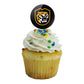 Colorado College Primary Logo Cupcake Picks Toppers Decoration Set Of 6