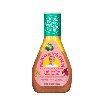 Newmans Own Light Italian Salad Dressing, 16 Fl Oz, Pack of 6