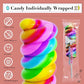 Unicorn Candy Lollipops Individually Wrapped Bulk 100Pk| Swirl Lollipop Rainbow Candy , Unicorn Party Favors For Unicorn Birthda