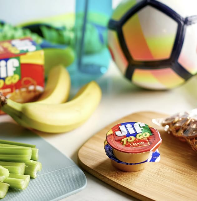 Creamy Peanut Butter Snacks: 20 Count of Convenient 3/4 oz Portions for On-the-Go Deliciousness - Perfect for School, Work, or A