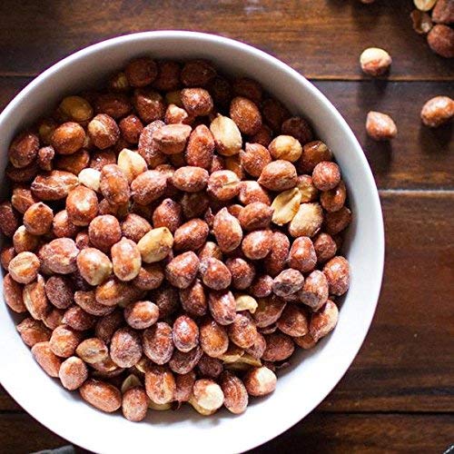 malt-inspired NUTS Original Peanuts - Sweet & Salty Bar Nuts, Gluten Free, Low Sodium, 12oz Resealable Can, Pack of 6