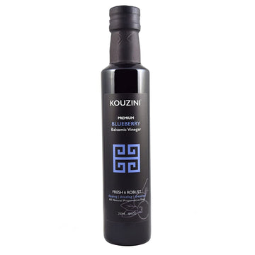 Kouzini Ultra Premium Blueberry Balsamic Vinegar, Aged Balsamic Vinegars from Modena, Italy, Premium, Smooth & Full-Bodied Flavo