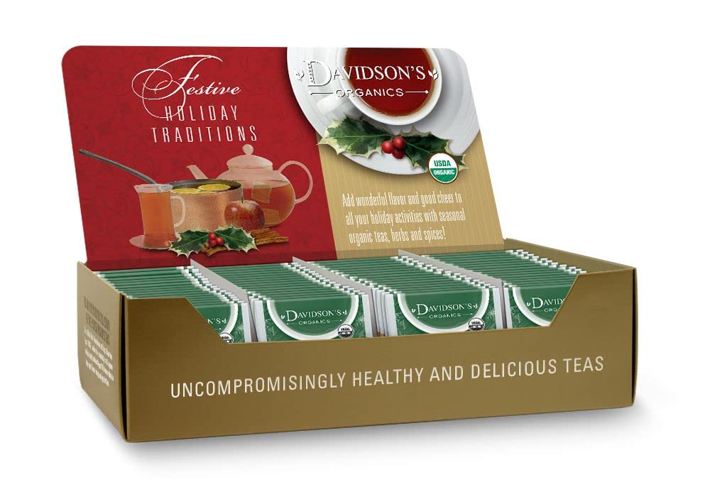 Davidson'S Organics, Mulling Spice, 100-Count Individually Wrapped Tea Bags