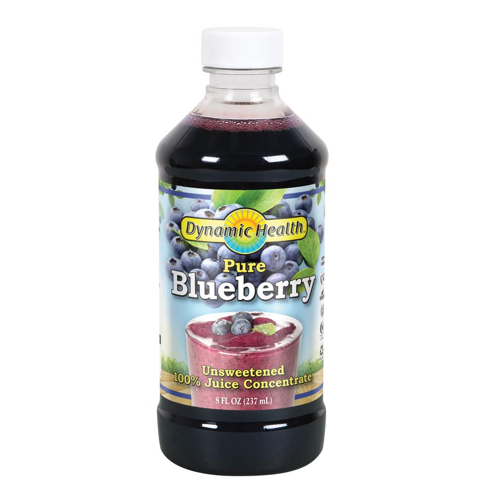 Dynamic Health Blueberry Cncntrt : 95998: Liq  (Btl-Plastic) 8Oz
