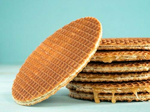 SPECIALLY SELECTED CARAMEL STROOPWAFELS Imported from the Netherlands