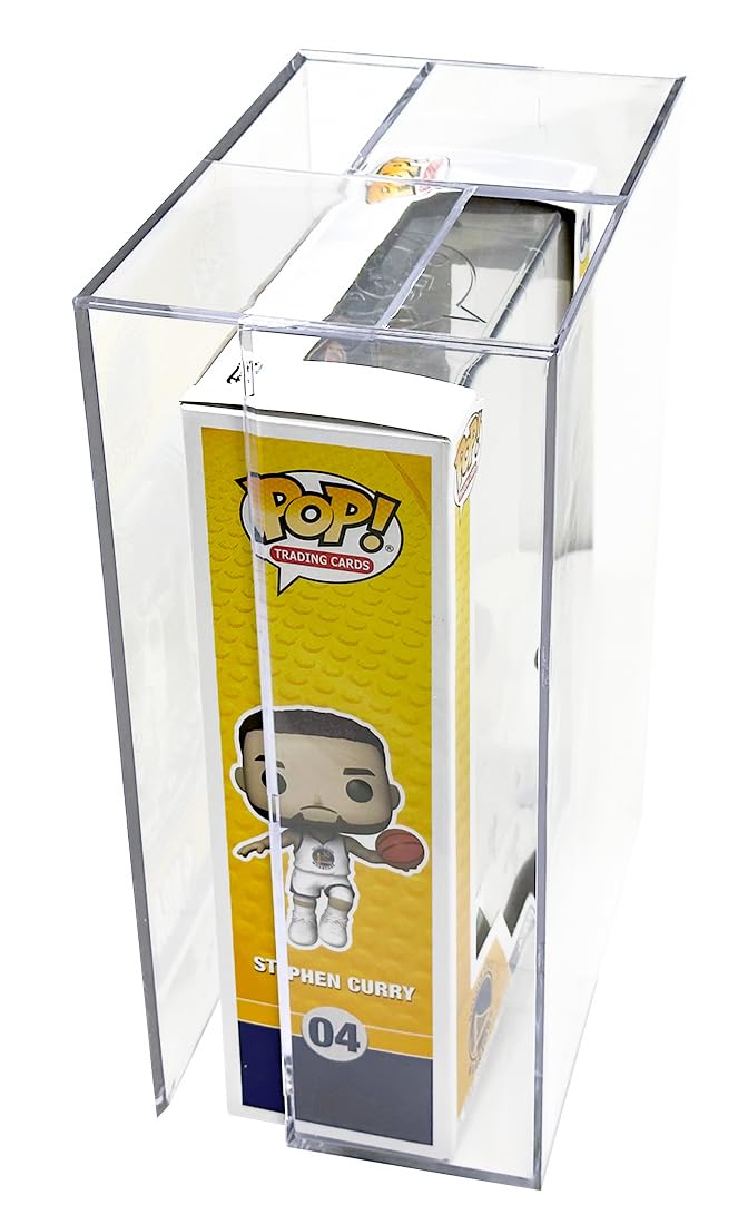 BallQube Cereal Box Display Case, Square Clear 18 Ounce Wheaties Box Display Holder Memorabilia Display Case & Storage Sports