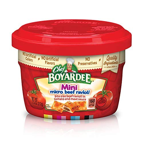 Chef Boyardee Micro Mini Beef Ravioli, 7.5 Oz