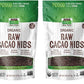 Now Foods, Organic Raw Cacao Nibs, Rich, Pure Cacao Bean Bits, Dark Chocolate Flavor, Certified Non-Gmo 8-Ounce (Packaging May V