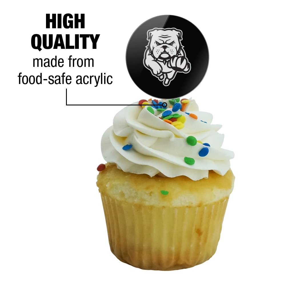 Truman State University Secondary Logo Cupcake Picks Toppers Decoration Set Of 6