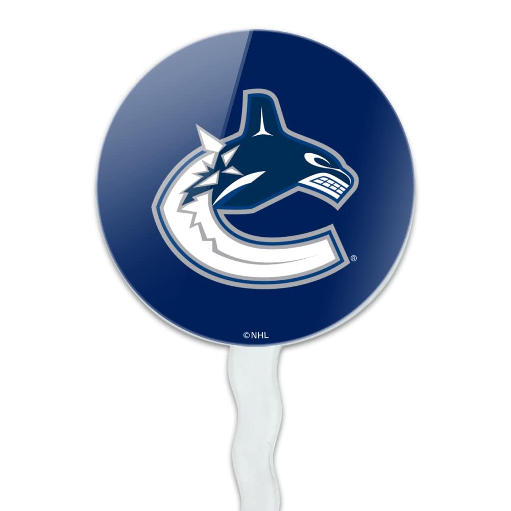 GRAPHICS & MORE Cupcake Picks Set of 6 - Vancouver Canucks Logo - Multi Color - One Size