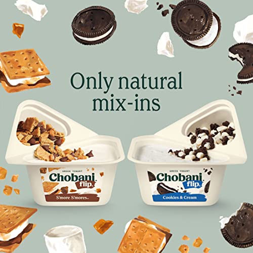 Chobani, Flip, Low-Fat Greek Yogurt Cookies & Cream, 4.5oz