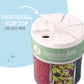 Sweets Indeed Dye Free Christmas Sprinkles - 2.75 oz 6-Cell Holiday Jar | Red Sanding Sugar  Green Sanding Sugar & Christmas Jimmies | Natural Edible Cookie  Cupcake & Cake Decorations
