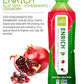 ALO Aloe Vera Juice Drink | ENRICH - Pomegranate + Cranberry | 16.9 fl oz, Pack of 12 | Plant-Based Drink with Real Aloe Pulp