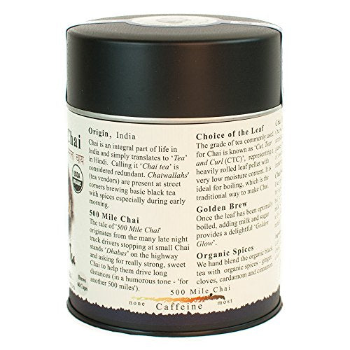 The Tao Of Tea, 500 Mile Chai, 4 Ounce Tin