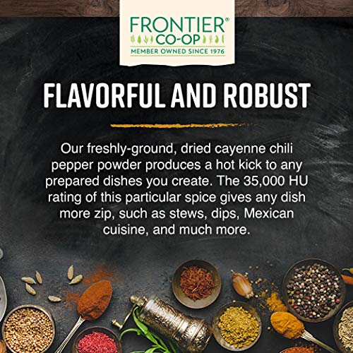 Frontier Co-op Cayenne Pepper, 16 Ounce, 1 Pound (Pack of 1)