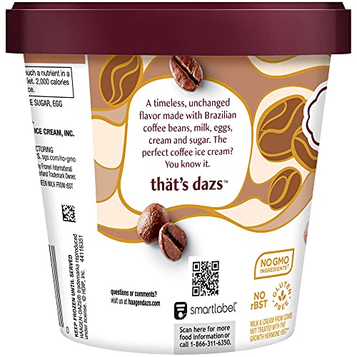 Haagen-Dazs Coffee Ice Cream, 14 fl oz (Frozen)