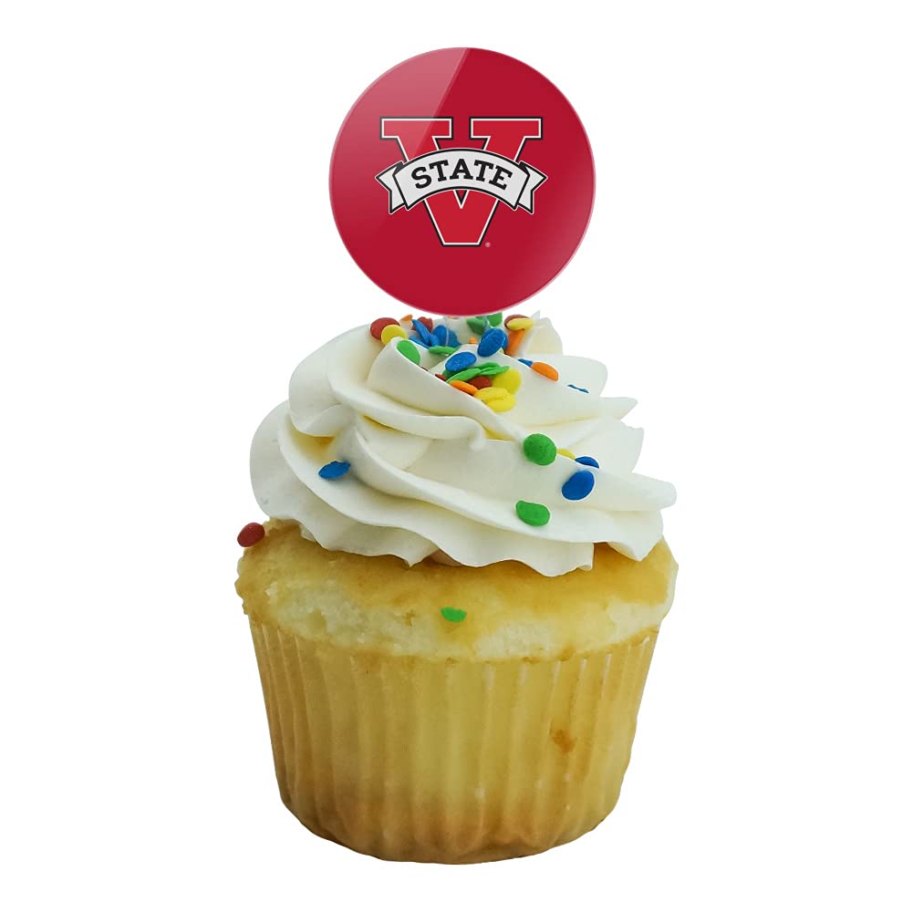 Valdosta Primary Logo Cupcake Picks Toppers Decoration Set Of 6