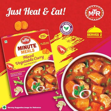 Mtr Ready To Eat Mixed Vegetable Curry 300G