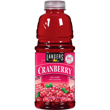 Langers Cranberry Juice Cocktail  32 Fl Oz (Pack of 12)