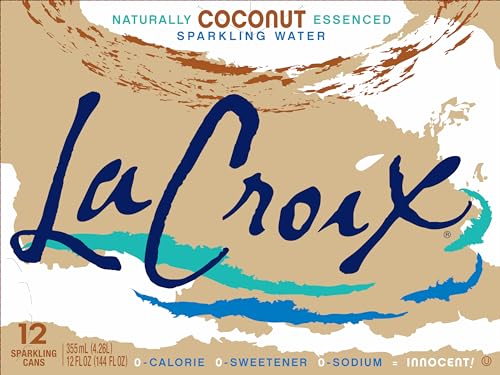 La Croix Sparkling Water, Coconut, 12 Fl Oz (Pack Of 12)