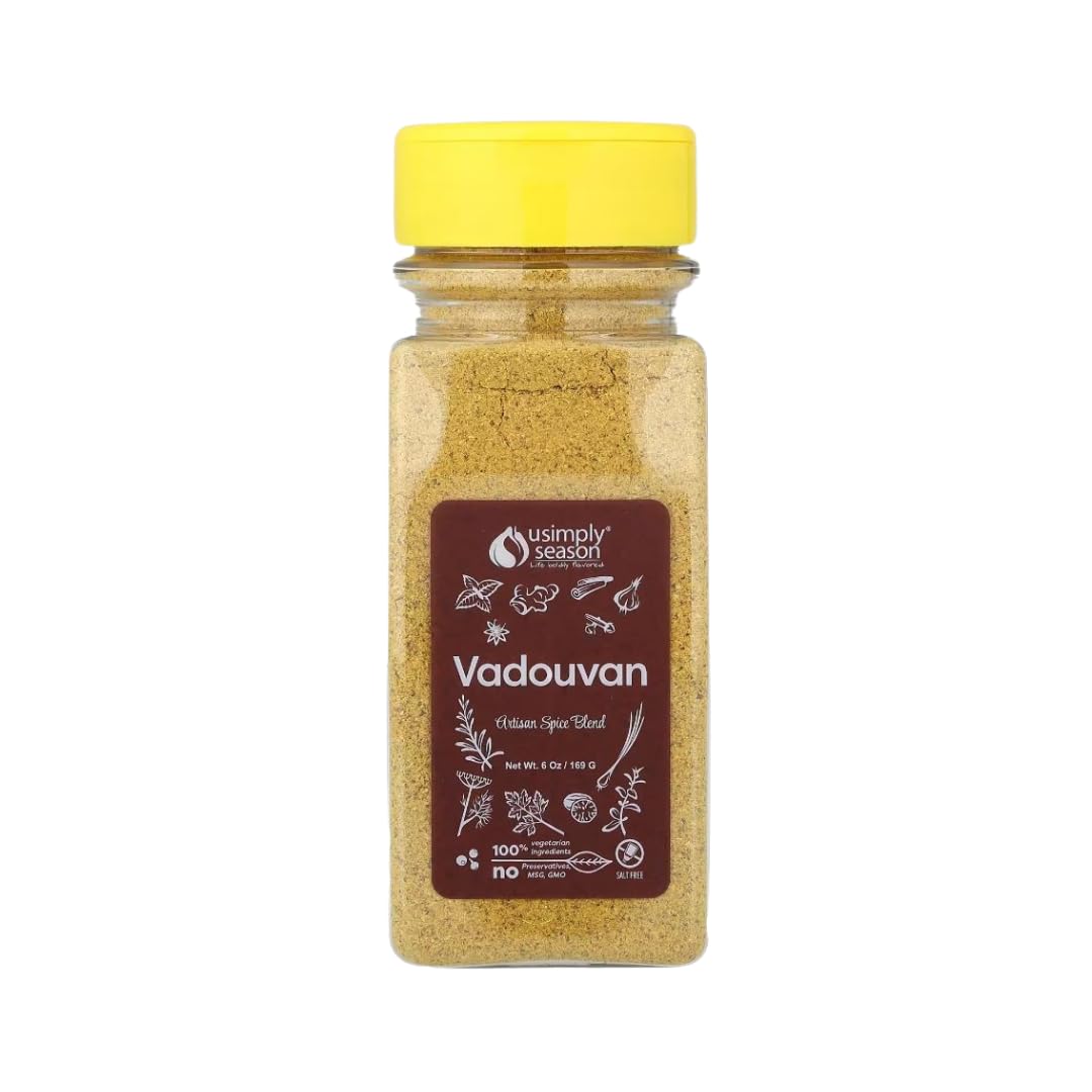 USIMPLY SEASON Vadouvan Curry Spice Blend - Vegan, Non-GMO, 6 oz, Model USS2011