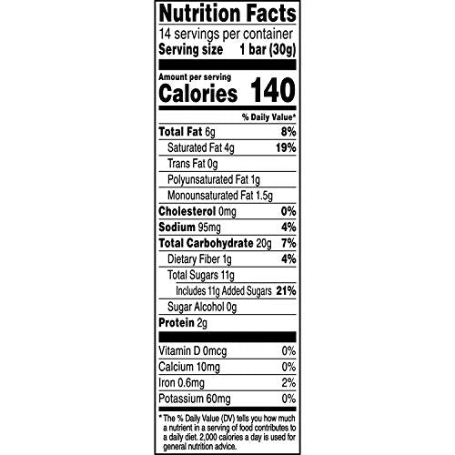 Quaker Chewy Dipps Granola Bars, Peanut Butter, 1.05 Oz Bars, 14 Ct