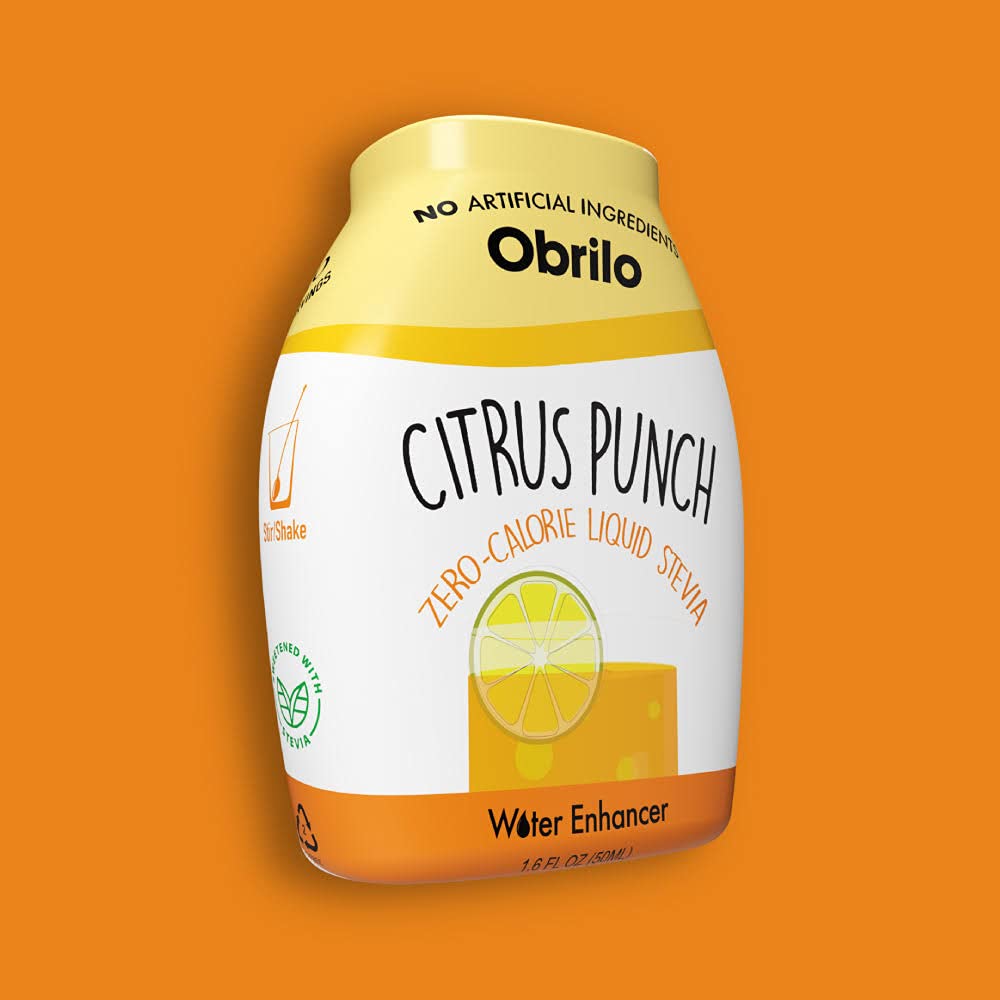 Stevia infused, Sugar free, Zero calorie, All natural liquid water enhancer (Citrus Punch, Pack of 3)