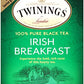 Twinings Of London Irish Breakfast Black Tea Bags, 20 Count