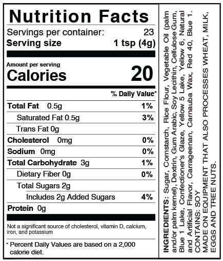 Mystic Sprinkles The Big Football Game Jimmy Mix 3Oz Bottle (Blue & Yellow Sprinkle Mix 3Oz)