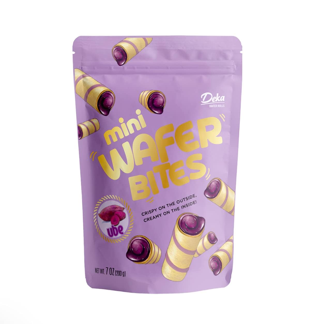 Deka Mini Wafer Bites (Pack of 12, Ube)
