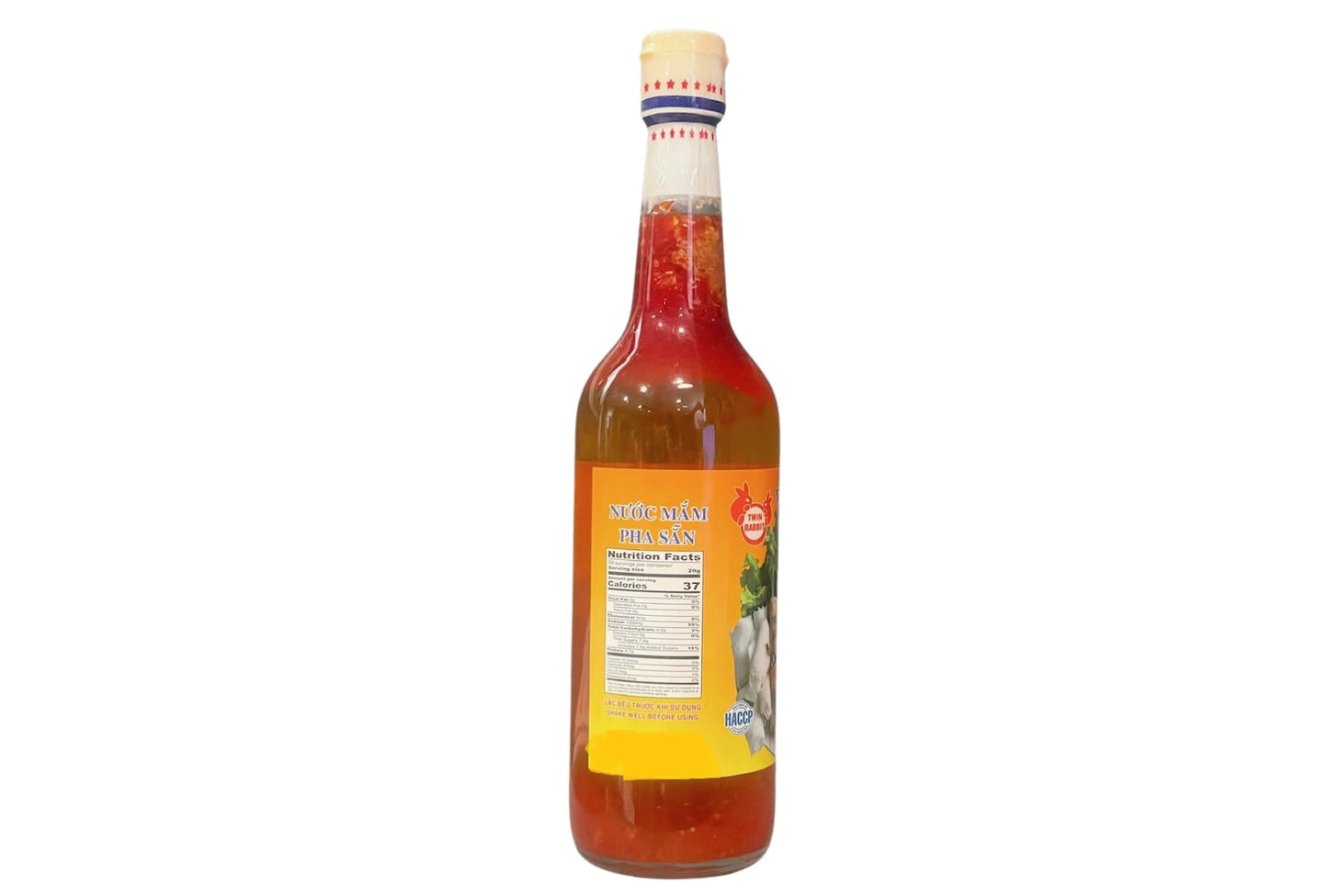 Generic 1 Pack - Instant Fish Sauce For Spring Rolls And Summer Rolls Glass Bottle - Nuoc Mam Pha San Chai Thuy Tinh - 650 Ml Pe