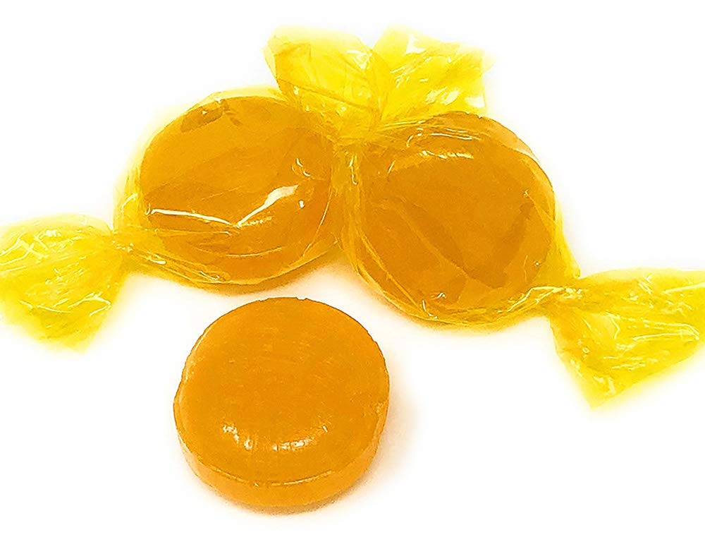 SweetGourmet Butterscotch Buttons | Arcor Premium Bulk Wrapped Hard Candy | 4 Pounds