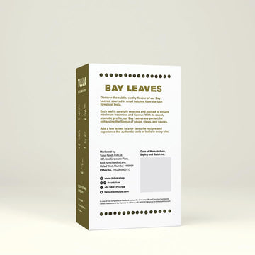 Tulua Bay Leaf (Tejpatta) - 50Gm Each Pack Of 3 | Tez Patta | Organic Indian Whole Spices | Bay Leaf Dry Leaves | Handpicked And