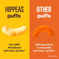 Hippeas - Chickpea Puff White Cheddar - Case Of 12-6/.8 Ounce