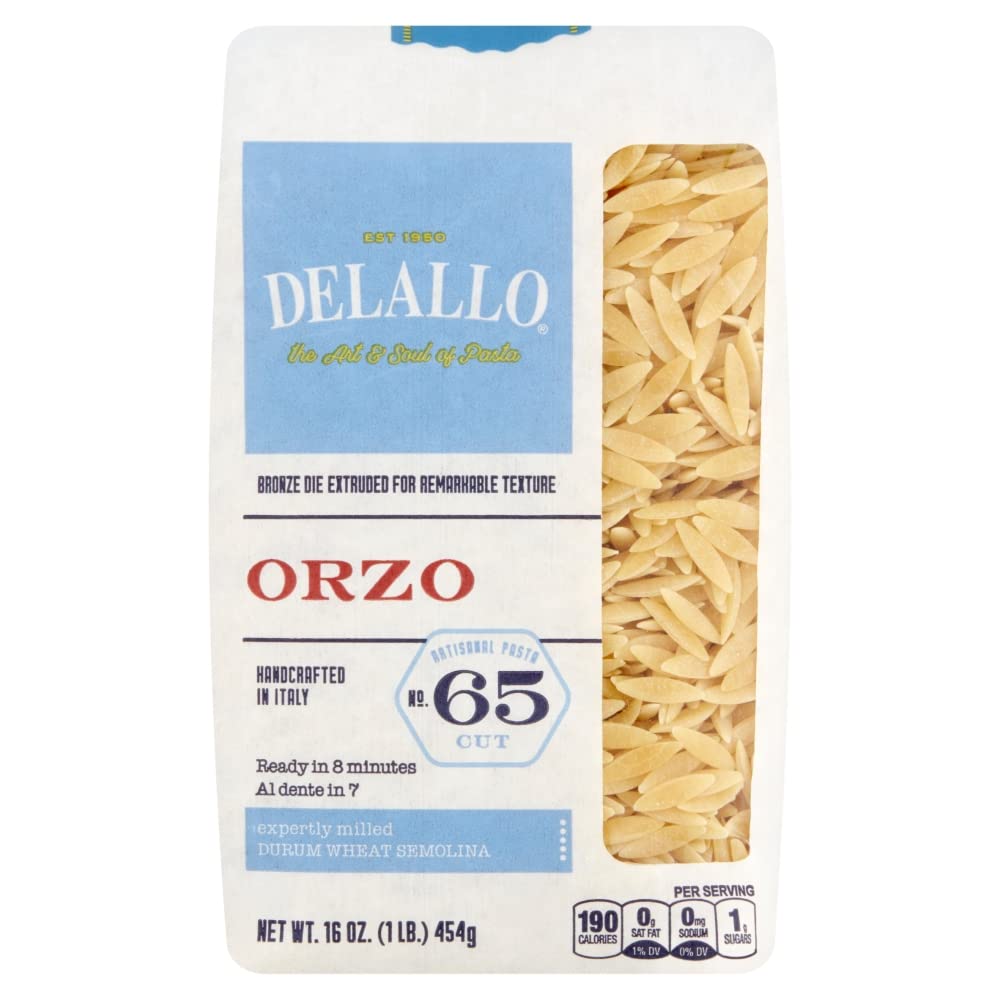 Delallo, Orzo, 16 Ounce