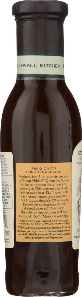 Stonewall Kitchen Vidalia Onion Fig Sauce, 11 Ounces (Pack Of 2)