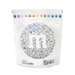 M&Ms White Milk Chocolate Candy, 5Lbs Of M&M'S In Resealable Pack For Candy Bars, Wedding Receptions, Graduations, Birthday Part
