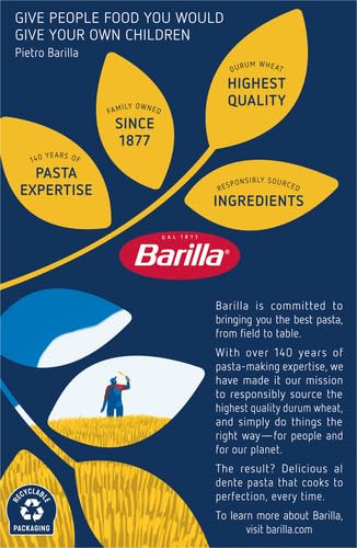 Barilla Mezzi Rigatoni Pasta, 16 oz. Box - Non-GMO, Made with Durum Wheat Semolina - Kosher Certified