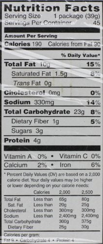 Austin Cheese Crackers With Peanut Butter, 1.38Oz (27 Count)