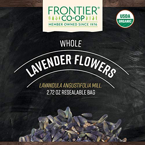 Frontier Co-op Organic Lavender Flowers, 2.72 oz (77 g)
